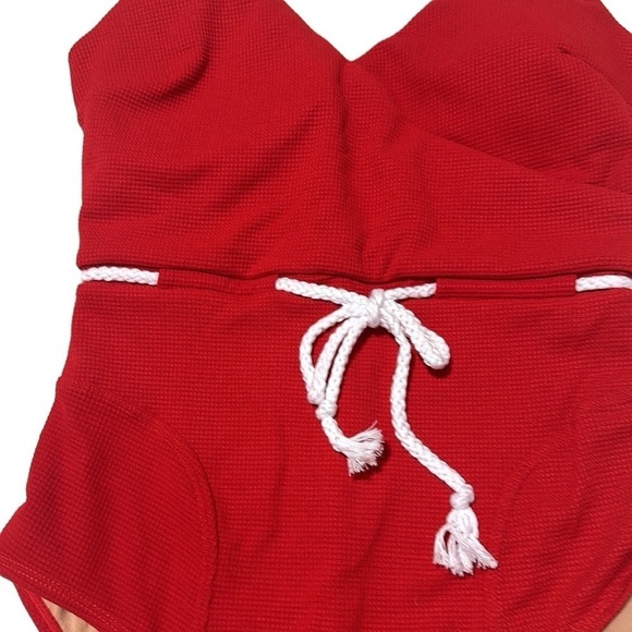 Molybell Red One Piece Swimming Suit Size Medium NWT - Picture 5 of 8